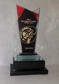 Crystal double glass Fishing Angling awards