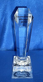 Crystal Plinth Award Golf
