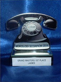 Profile cut Glass Telephone awards