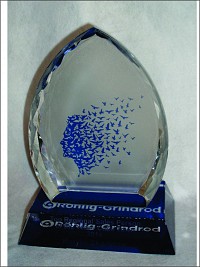 Arched Crystal Awards Rohlig Grindrod