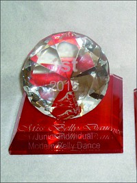 Diamond award on an Orange base