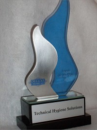 Brushed aluminium and glass Flames