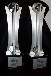 Metal Tao Towers for Soccer and Netball