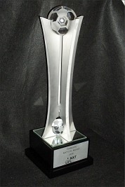 Brushed aluminium Soccer Pedestal 