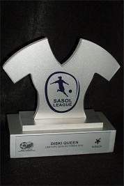 Brushed aluminium T shirt Award