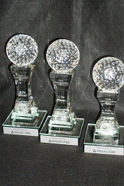 Golf Ball on squared Pedestals
