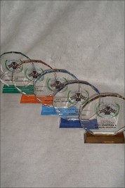 Crystal Rounds with different coloured bases