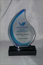 Crystal flame shape for Rand Water