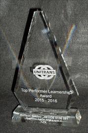 Crystal Diamond shaped award